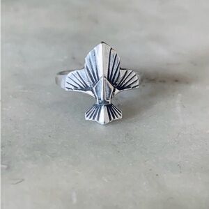 Mimosa Handcrafted Fleur De Lis Ring